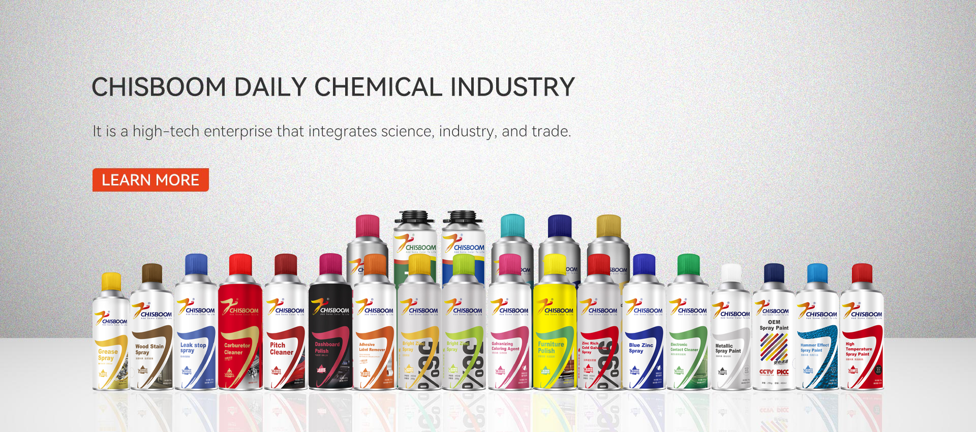 Aerosol sprey boya üreticisi Chisboom'a güven